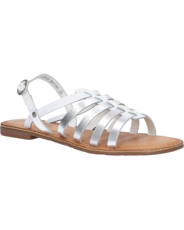 Sandalias de Mujer KICKERS 895100-50 ETNONYME 33 BLANC ARGENT