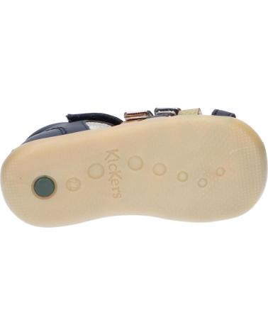 Sandali per Bambina KICKERS 894600-10 BIGKRO 51 BLEU FONCE META