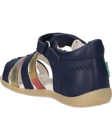 Sandali per Bambina KICKERS 894600-10 BIGKRO 51 BLEU FONCE META