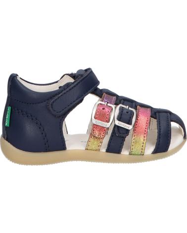 Sandali per Bambina KICKERS 894600-10 BIGKRO 51 BLEU FONCE META