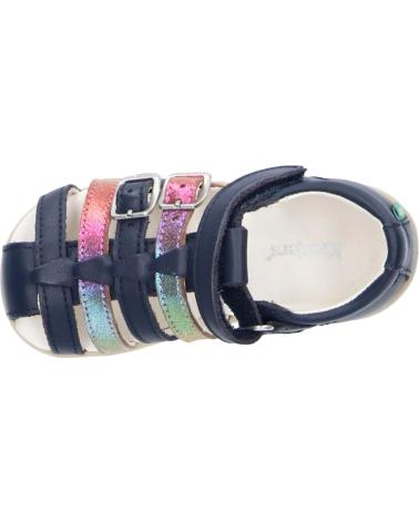 Sandali per Bambina KICKERS 894600-10 BIGKRO 51 BLEU FONCE META