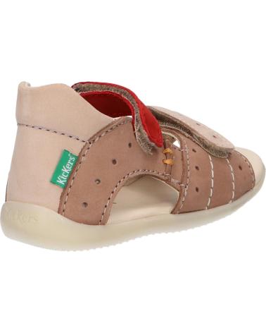 Sandali per Bambino KICKERS 785405-10 BOPING-2 113 BEIGE ROUGE