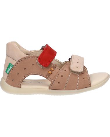 Sandali per Bambino KICKERS 785405-10 BOPING-2 113 BEIGE ROUGE