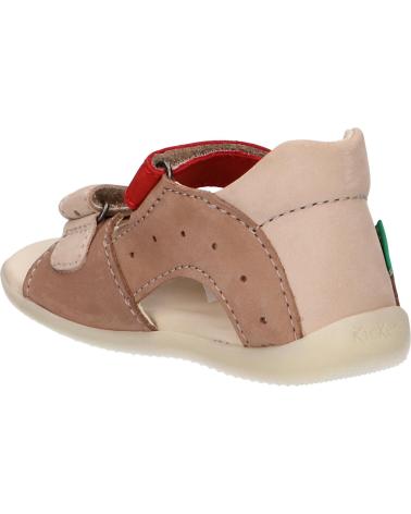 Sandali per Bambino KICKERS 785405-10 BOPING-2 113 BEIGE ROUGE