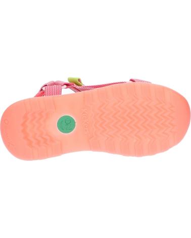 girl Sandals KICKERS 894730-30 KICKCA 133 ROSE JAUNE