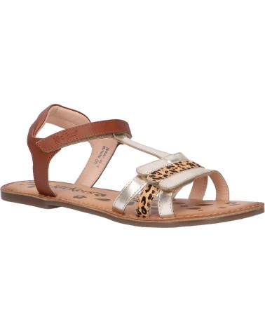 Sandali per Donna e Bambina KICKERS 700967-30 DIAMANTO 15 OR CAMEL LEOPAR