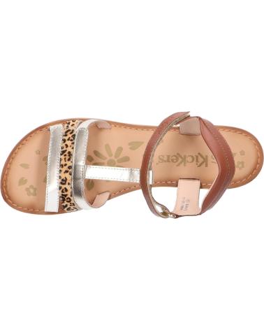 Sandali per Donna e Bambina KICKERS 700967-30 DIAMANTO 15 OR CAMEL LEOPAR