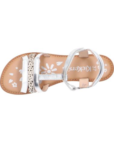 Sandali per Donna e Bambina KICKERS 895210-30 DIAMANTO 33 BLANC ARGENT IM