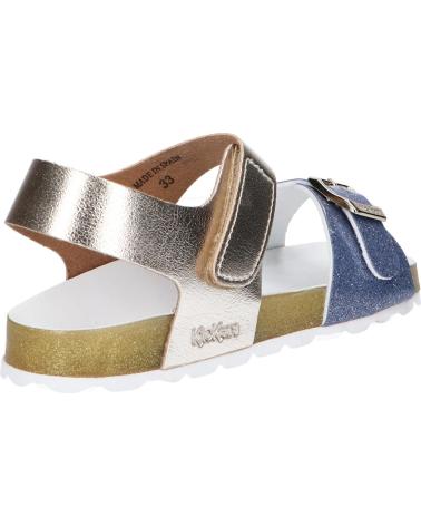 Sandali per Donna e Bambina KICKERS 858546-30 SUNKRO 52 BLEU FONCE GLIT