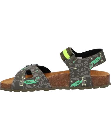 Sandali per Donna e Bambina e Bambino KICKERS 894910-30 SOSTREET 201 KAKI JAUNE IMPR