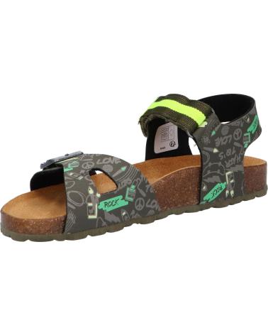 Sandali per Donna e Bambina e Bambino KICKERS 894910-30 SOSTREET 201 KAKI JAUNE IMPR