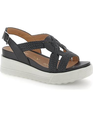 Sandales pour Femme STONEFLY PARKY 24 EMBOSSED S -CALF LTH 220895 NEGRO
