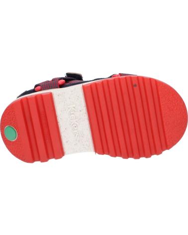 Sandali per Bambina e Bambino KICKERS 894770-30 KICKCLOCK 102 ROUGE MARINE