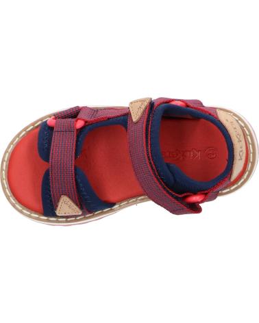 Sandali per Bambina e Bambino KICKERS 894770-30 KICKCLOCK 102 ROUGE MARINE