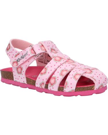 Sandali per Bambina KICKERS 860995-10 SUMMERTAN 133 ROSE CLAIR FLOW