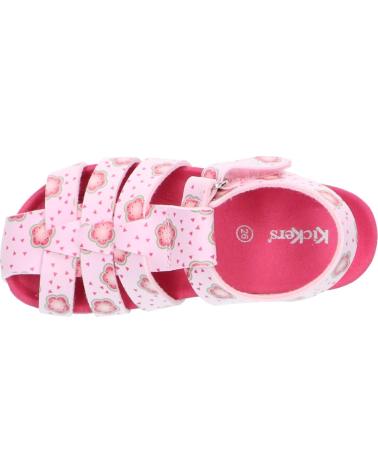Sandali per Bambina KICKERS 860995-10 SUMMERTAN 133 ROSE CLAIR FLOW