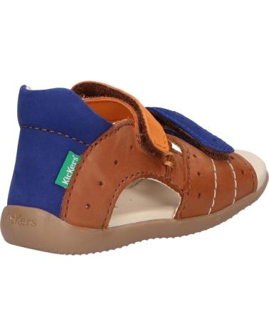 Sandalen für Junge KICKERS 785406-10 BOPING-2 116 CAMEL ORANGE BL