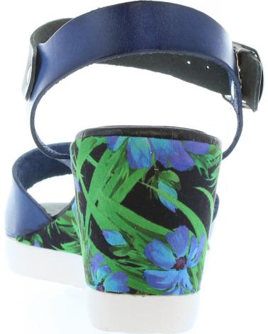 Zapatos de cuña de Mujer CUMBIA 30150 MARINERO-NEGRO