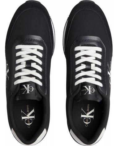 Man Trainers CALVIN KLEIN ZAPATILLAS RETRO RUNNER LOW MIX MTL NEGRO
