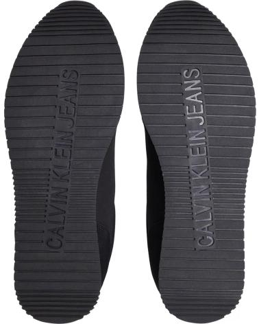 Man Trainers CALVIN KLEIN ZAPATILLAS RETRO RUNNER LOW MIX MTL NEGRO