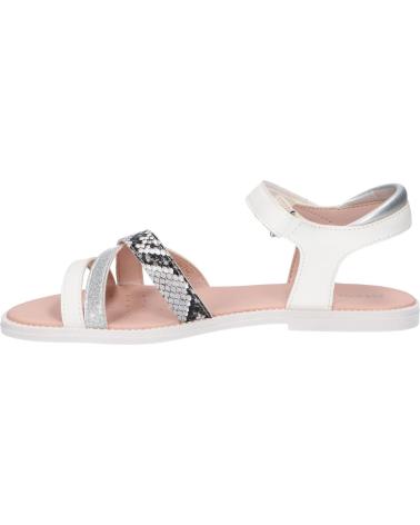 Sandalen für Damen und Mädchen GEOX J5235D 05404 J KARLY C1000 WHITE