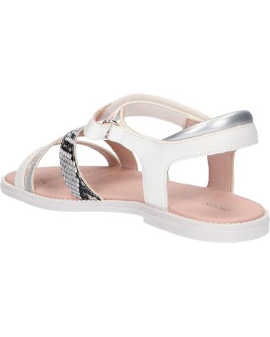 Sandalen für Damen und Mädchen GEOX J5235D 05404 J KARLY C1000 WHITE