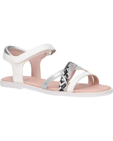 Sandalen für Damen und Mädchen GEOX J5235D 05404 J KARLY C1000 WHITE