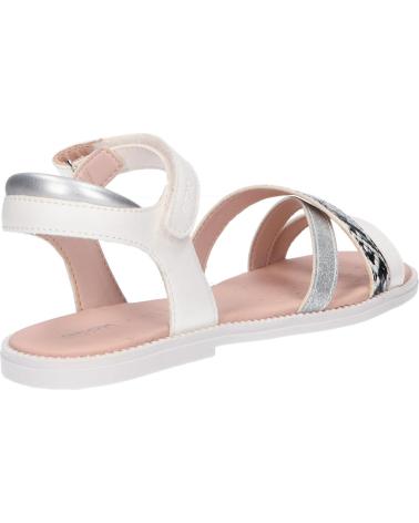 Sandalen für Damen und Mädchen GEOX J5235D 05404 J KARLY C1000 WHITE
