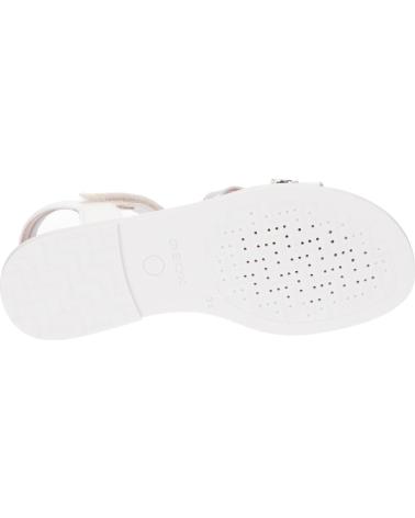 Sandalen für Damen und Mädchen GEOX J5235D 05404 J KARLY C1000 WHITE