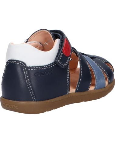 Sandalen für Junge GEOX B254VA 00085 B MACCHIA C4211 NAVY-WHITE