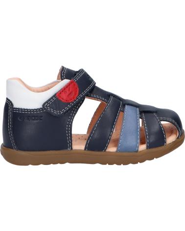 Sandalen für Junge GEOX B254VA 00085 B MACCHIA C4211 NAVY-WHITE