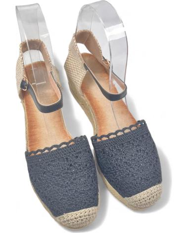 Sandalias de Mujer TIMBOS SANDALIA CUNA ESPARTO MUJER 130158 NEGRO