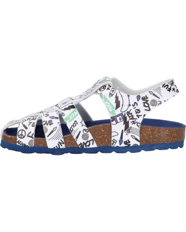 Sandali per Bambina e Bambino KICKERS 860994-30 SUMMERTAN 3 BLANC STREET