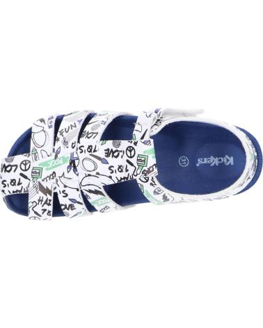Sandali per Bambina e Bambino KICKERS 860994-30 SUMMERTAN 3 BLANC STREET