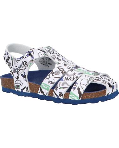 Sandali per Bambina e Bambino KICKERS 860994-30 SUMMERTAN 3 BLANC STREET
