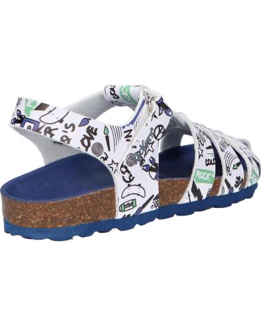 Sandali per Bambina e Bambino KICKERS 860994-30 SUMMERTAN 3 BLANC STREET