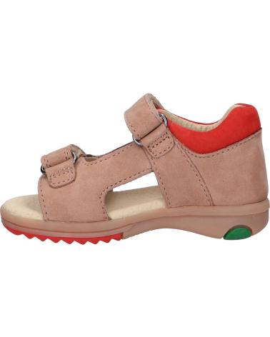 Sandali per Bambino KICKERS 414748-10 PLAZABI 112 BEIGE ORANGE