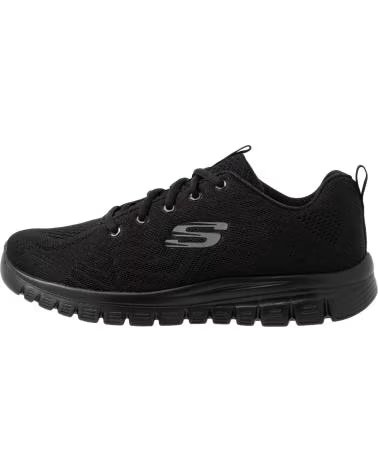 Scarpe sport per Donna SKECHERS 12615 GRACEFUL - GET CONNECTED NEGRO