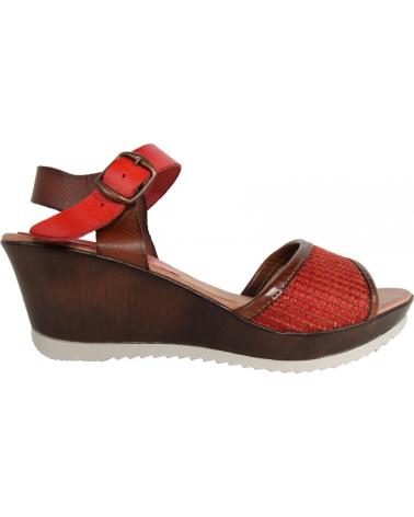 Zapatos de cuña de Mujer CUMBIA 30158 ROJO