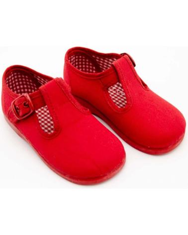 Sapatos de Menino BUBBLE BOBBLE 952 PEPITOS LONA NINO ROJO