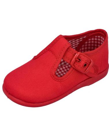 Sapatos de Menino BUBBLE BOBBLE 952 PEPITOS LONA NINO ROJO