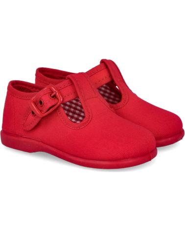 Sapatos de Menino BUBBLE BOBBLE 952 PEPITOS LONA NINO ROJO
