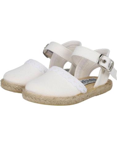 Sandali per Bambina BUBBLE BOBBLE 263-001 ALPARGATAS ESPARTO NINA BLANCO
