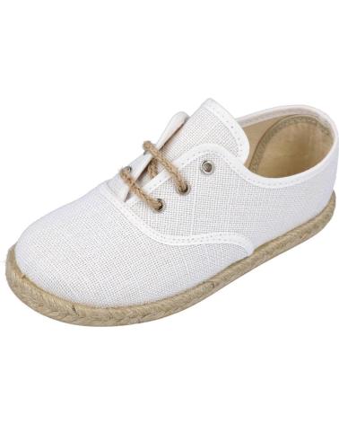 Sapatos de Menino BUBBLE BOBBLE ANDREA RUIZ 260-L ALPARGATAS DE YUTE PARA NINO BLANCO
