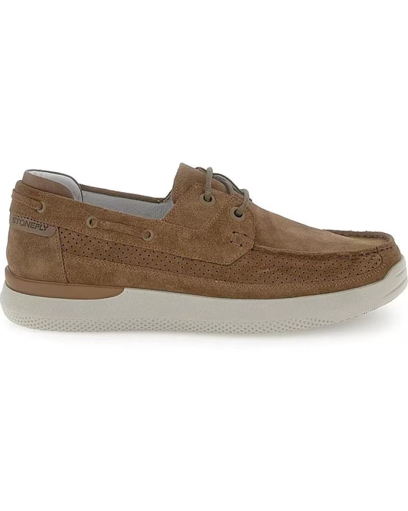 MOCASINES DE HOMBRE STONEFLY CUSTER 15 VELOUR MARRÓN MARRóN