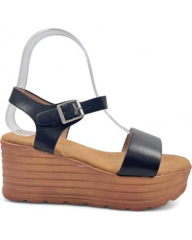 Woman Sandals TIMBOS SANDALIA CUNA PLATAFORMA MUJER 130177 NEGRO