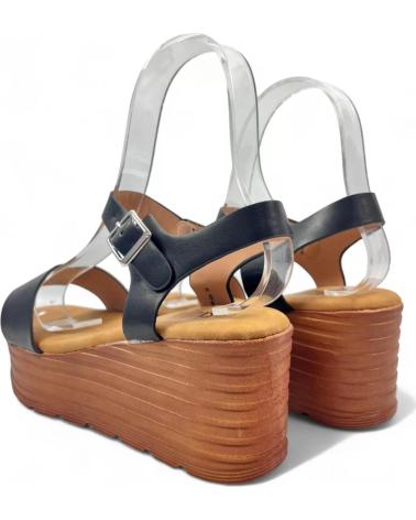 Woman Sandals TIMBOS SANDALIA CUNA PLATAFORMA MUJER 130177 NEGRO