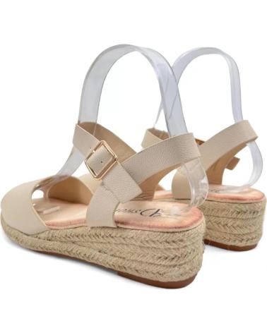 Woman Sandals TIMBOS SANDALIA CUNA ESPARTO MUJER 130174 BEIGE