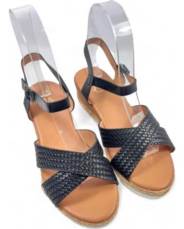 Woman Sandals TIMBOS SANDALIA CUNA COMODA MUJER 130169 NEGRO