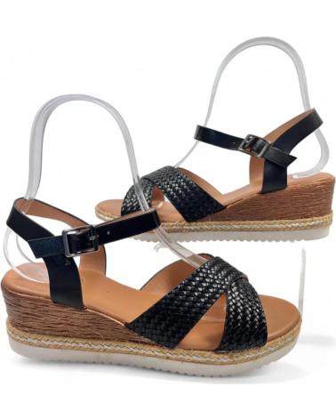 Woman Sandals TIMBOS SANDALIA CUNA COMODA MUJER 130169 NEGRO